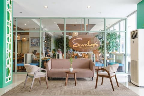 Lobby sitting area