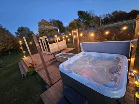 Sauna, hot tub