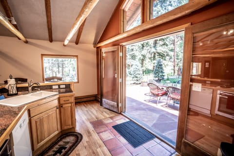 Family House, 3 Bedrooms, River View, Mountainside | Private kitchen | Full-size fridge, microwave, oven, stovetop