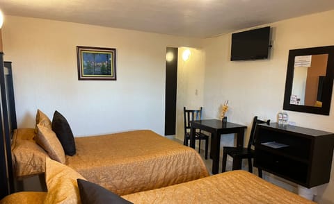 Family Double Room, 2 Double Beds | Desk, iron/ironing board, free WiFi, bed sheets