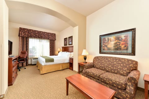 Suite, 1 King Bed | In-room safe, desk, blackout drapes, iron/ironing board