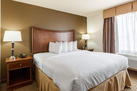 Desk, blackout drapes, iron/ironing board, free cribs/infant beds