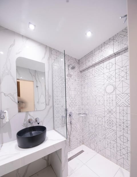 Free toiletries, hair dryer, bidet, towels