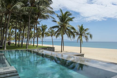 Beachfront Three Bedroom Pool Villa | Beach | Private beach, white sand, sun loungers, beach umbrellas