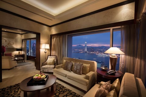 King Bed Presidential Suite | Living area | TV, DVD player