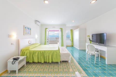 Junior Suite with sea view terrace and hammock | Premium bedding, minibar, in-room safe, individually decorated