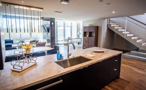 Two Bedroom Loft | Premium bedding, down comforters, pillowtop beds, minibar