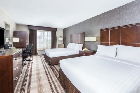 In-room safe, desk, laptop workspace, blackout drapes