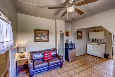 Room, 1 Queen Bed with Sofa bed | 1 bedroom, blackout drapes, iron/ironing board, free WiFi