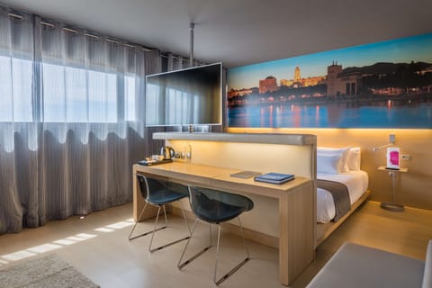 Minibar, in-room safe, desk, laptop workspace