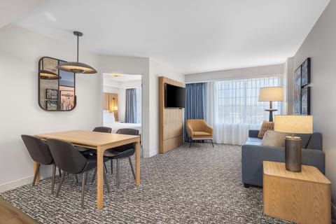 42-inch LCD TV with cable channels, TV