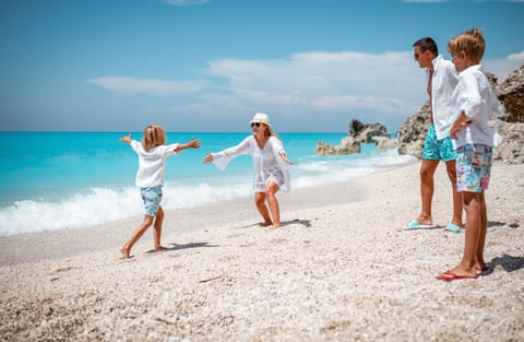 Beach nearby, white sand