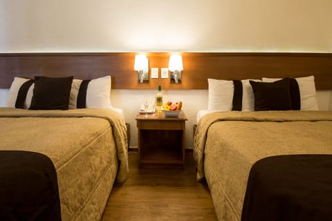 Standard Double Room, 2 Double Beds | Premium bedding, in-room safe, iron/ironing board, free WiFi