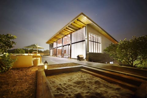 Front of property - evening/night