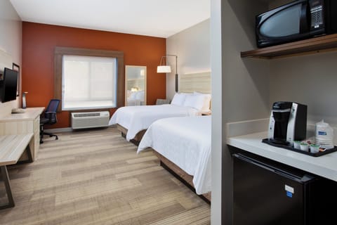 Standard Room, 2 Queen Beds | In-room safe, desk, iron/ironing board, free cribs/infant beds