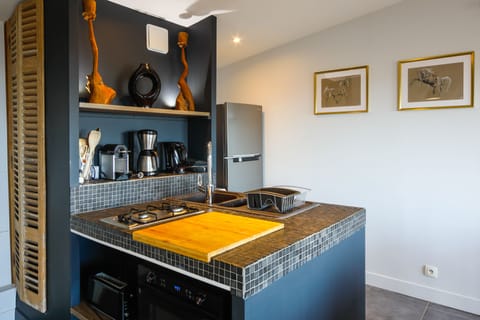 Cottage, 2 Bedrooms, Terrace, Sea View (Loft) | Private kitchen | Espresso maker, coffee/tea maker, electric kettle