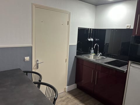Apartment (3 adults) | Private kitchen | Mini-fridge