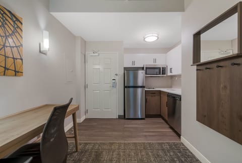 Desk, soundproofing, iron/ironing board, free cribs/infant beds