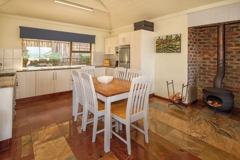 Luxury Chalet, 2 Bedrooms | Private kitchen | Full-size fridge, microwave, stovetop, coffee/tea maker