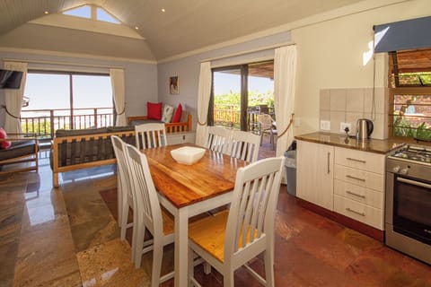 Luxury Chalet, 2 Bedrooms | Living room | Flat-screen TV