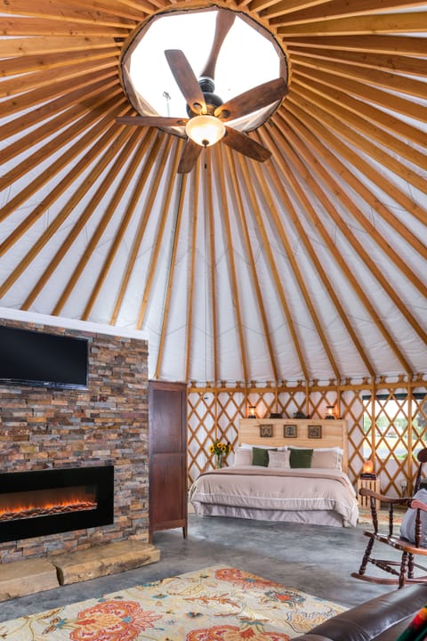 Keuka Yurt with Kitchenette and Full Bathroom (Breakfast Items Provided) | View from room