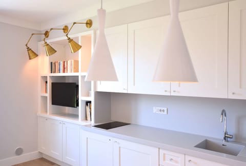 Apartment, 1 Bedroom, Annex Building (Dependance Suite Bianca) | Living area | 32-inch LED TV with satellite channels, TV