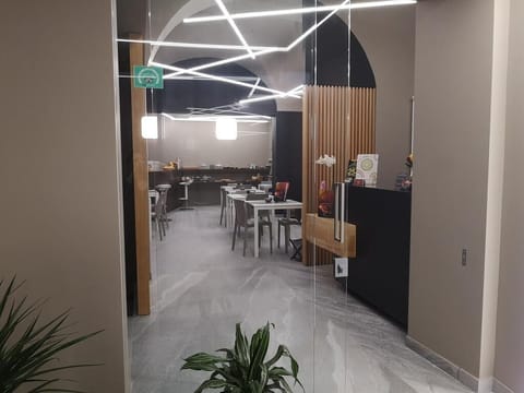 Interior entrance