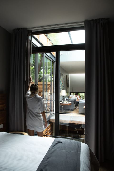 Family House, 2 Bedrooms, Refrigerator & Microwave, Garden Area | Premium bedding, in-room safe, blackout drapes, iron/ironing board