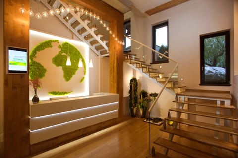 Interior entrance