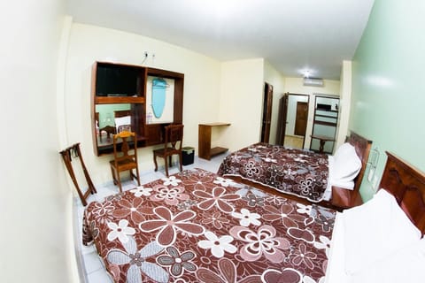 Room, 2 Double Beds | Individually decorated, individually furnished, laptop workspace