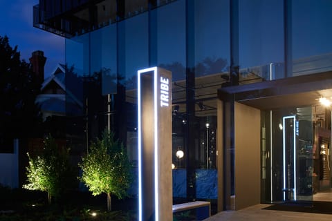 Front of property - evening/night