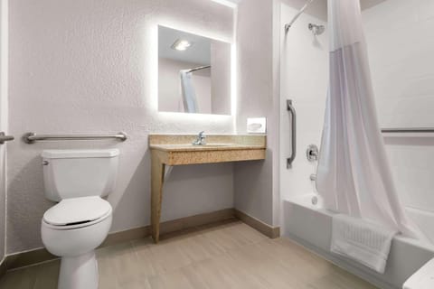 Suite, 1 King Bed, Non Smoking (Sofa Bed, Walk in shower) | Desk, blackout drapes, iron/ironing board, free cribs/infant beds