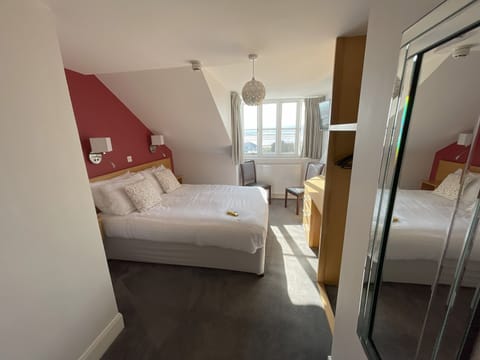 Standard Double Room, 1 Double Bed, Sea View | Hypo-allergenic bedding, desk, blackout drapes, iron/ironing board