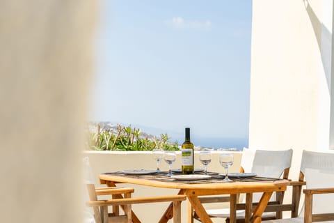 Panoramic Apartment, Balcony, Sea View | Terrace/patio