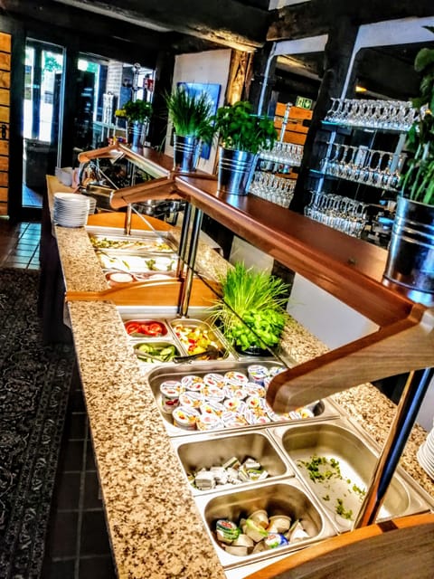 Daily buffet breakfast for a fee