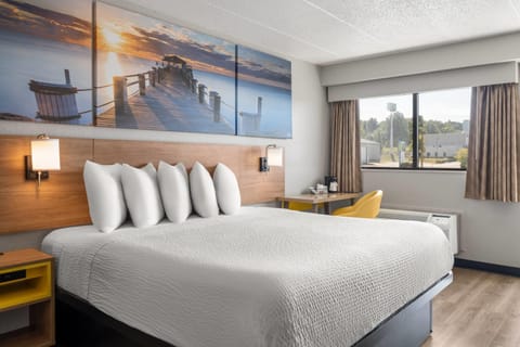 Standard Room, 1 King Bed, Accessible | Desk, blackout drapes, iron/ironing board, free WiFi