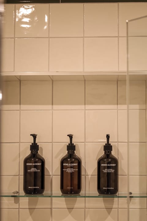 Free toiletries, hair dryer, bathrobes, slippers