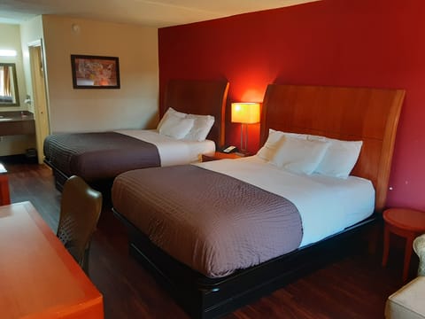 Standard Room, 2 Queen Beds, Non Smoking | In-room dining