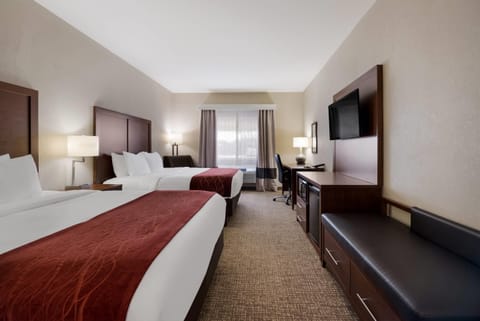 Standard Room, 2 Queen Beds, Non Smoking | Premium bedding, pillowtop beds, desk, laptop workspace