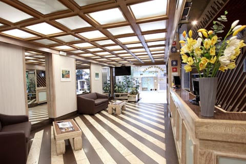 Interior entrance