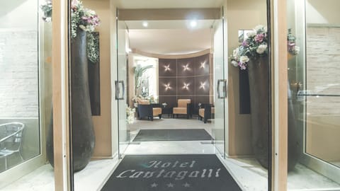 Interior entrance