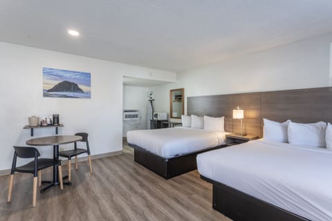 Standard Room, 2 Queen Beds | Iron/ironing board, free WiFi, bed sheets