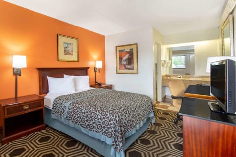 Desk, laptop workspace, free WiFi, bed sheets