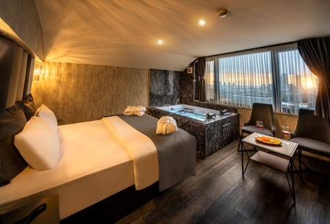 Business Double Room | Down comforters, Select Comfort beds, minibar, desk