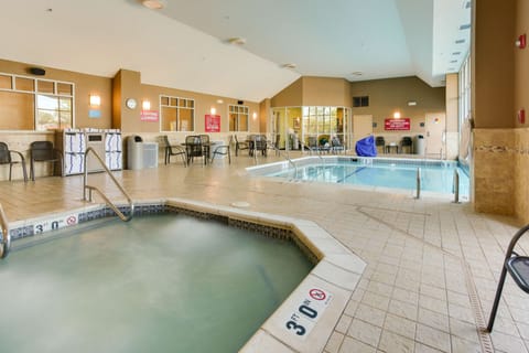 Indoor pool, outdoor pool