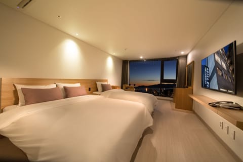 Standard Twin Room | Premium bedding, desk, soundproofing, WiFi (free)