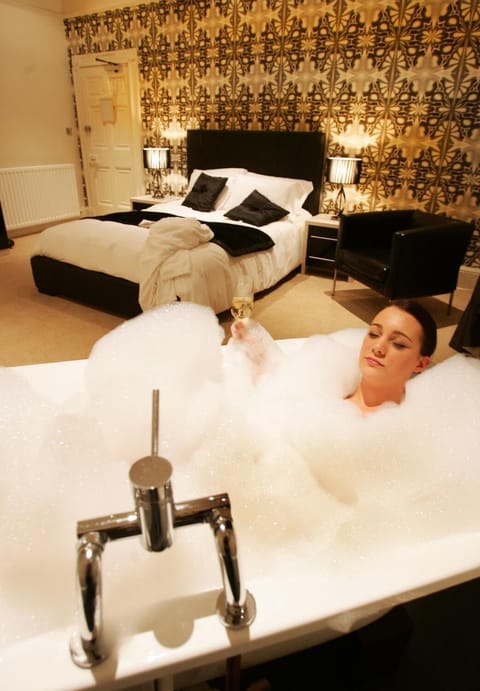 Individually decorated, individually furnished, desk, blackout drapes