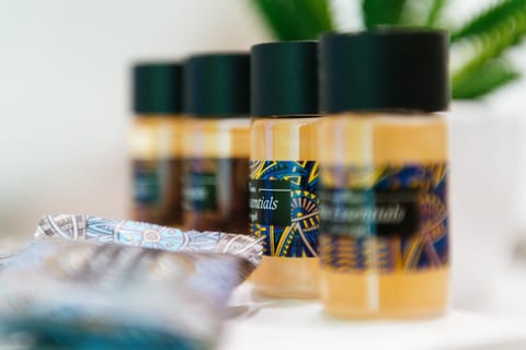 Free toiletries, hair dryer, slippers, towels