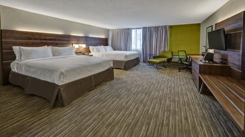 Standard Room, 2 Queen Beds, Accessible (Mobility, Roll-In Shower) | In-room safe, desk, iron/ironing board, rollaway beds (surcharge)