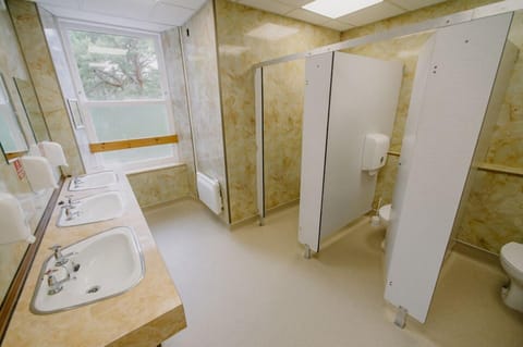 Shower, toilet paper